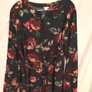 MERONA Floral Shirt Dress